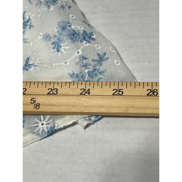 Altar 'D State Women's Embroidered Floral Top Crop Smocked Balloon Sleeve Large - Picture 13 of 16